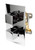 Alfi AB2601-PC Polished Chrome Square Knob 1 Way Thermostatic Shower Mixer Faucet