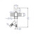 ALFI Brushed Nickel Air Gap Cover and Tube for Dishwasher - AB2609-BN