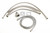ALFI Polished Chrome Deck Mounted Tub Filler and Round Hand Held Shower Head - AB2703-PC