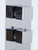 ALFI Polished Chrome Concealed 3-Way Thermostatic Valve Shower Mixer Faucet - Square Knobs - AB2801-PC