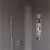 ALFI Brushed Nickel 2 Way Thermostatic Square Shower Faucet Set - AB2830-BN