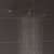ALFI Brushed Nickel 2 Way Thermostatic Square Shower Faucet Set - AB2830-BN