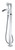 Alfi AB2843-PC Polished Chrome Single Hole Floor Mounted Waterfall Tub Filler Faucet