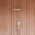 Alfi AB2862-BN Brushed Nickel Square Style Thermostatic Exposed Shower Faucet Set