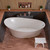 ALFI Brushed Nickel Deck Mounted Tub Filler Faucet with Hand Held Showerhead - AB2879-BN