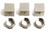 ALFI Brushed Nickel Concealed 4-Way Thermostatic Valve Shower Mixer Faucet - Square Knobs - AB2901-BN