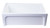 Alfi AB3018ARCH-W 30" x 18" White Arched Apron Thick Wall Fireclay Single Bowl Farmhouse Sink