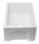 ALFI 30" x 18" White Reversible Smooth / Fluted Single Bowl Fireclay Farmhouse Sink - AB3018HS-W