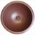 Linkasink C002 SS Large Copper Drop In or Undermount Round Lav Sink 16" X 8" - Stainless Steel