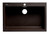 Alfi AB3020DI-C Chocolate 30" x 20" Drop-In Single Bowl Granite Composite Kitchen Sink