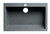 Alfi AB3020DI-T Titanium 30" x 20" Drop-In Single Bowl Granite Composite Kitchen Sink