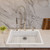 Alfi AB3020DI-W White 30" x 20" Drop-In Single Bowl Granite Composite Kitchen Sink