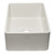 ALFI 30" x 21" Biscuit Reversible Single Fireclay Farmhousehouse Kitchen Sink - AB3020SB-B