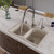 Alfi AB3220DI-B Biscuit 32" x 20"  Drop-In Double Bowl Granite Composite Kitchen Sink