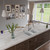 Alfi AB3220DI-W White 32" x 20"  Drop-In Double Bowl Granite Composite Kitchen Sink