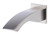 ALFI Brushed Nickel Curved Wallmounted Tub Filler Bathroom Spout - AB3301-BN
