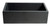 ALFI 33" x 18" Black Matte Reversible Smooth / Fluted Single Bowl Fireclay Farmhouse Sink - AB3318HS-BM