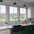 ALFI 33" x 18" Black Matte Reversible Smooth / Fluted Single Bowl Fireclay Farmhouse Sink - AB3318HS-BM