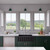 ALFI 33" x 18" Black Matte Reversible Smooth / Fluted Single Bowl Fireclay Farmhouse Sink - AB3318HS-BM