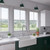 ALFI White 33" x 18" Reversible Fluted / Smooth Single Bowl Fireclay Farmhouse Sink - AB3318HS-W