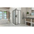 DreamLine Cornerview 34 1/2 in. D x 34 1/2 in. W x 72 in. H Framed Sliding Shower Enclosure in Satin Black