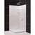 DreamLine Cornerview 36 in. D x 36 in. W Framed Sliding Shower Enclosure, Shower Base and Acrylic Backwall Kit in Satin Black
