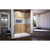 DreamLine Flex 56-60 in. W x 72 in. H Semi-Frameless Pivot Shower Door in Brushed Nickel