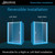 DreamLine Flex 36 in. D x 60 in. W x 74 3/4 in. H Semi-Frameless Shower Door in Brushed Nickel with Center Drain Biscuit Base Kit