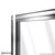 DreamLine Flex 32 in. D x 60 in. W x 76 3/4 in. H Semi-Frameless Shower Door in Brushed Nickel with Right Drain Base and Backwalls