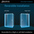 DreamLine Flex 36 in. D x 60 in. W x 74 3/4 in. H Semi-Frameless Shower Enclosure in Brushed Nickel with Left Drain White Base Kit