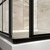 DreamLine French Corner 40 1/2 in. D x 40 1/2 in. W x 72 in. H Framed Sliding Shower Enclosure in Satin Black