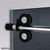 DreamLine Enigma-XO 56-60 in. W x 76 in. H Frameless Smoke Gray Glass Sliding Shower Door in Brushed Tuxedo