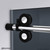 DreamLine Enigma-XO 56-60 in. W x 76 in. H Frameless Smoke Gray Glass Sliding Shower Door in Polished Tuxedo