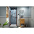 DreamLine Lumen 32 in. D x 42 in. W by 74 3/4 in. H Hinged Shower Door in Oil Rubbed Bronze with White Acrylic Base Kit