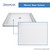 DreamLine Lumen 34 in. D x 42 in. W by 74 3/4 in. H Hinged Shower Door in Chrome with White Acrylic Base Kit
