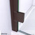 DreamLine Lumen 36 in. D x 36 in. W by 74 3/4 in. H Hinged Shower Door in Oil Rubbed Bronze with Biscuit Acrylic Base Kit