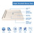DreamLine Lumen 36 in. D x 42 in. W by 74 3/4 in. H Hinged Shower Door in Oil Rubbed Bronze with Biscuit Acrylic Base Kit