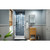 DreamLine Lumen 42 in. D x 42 in. W by 74 3/4 in. H Hinged Shower Door in Chrome with White Acrylic Base Kit