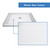 DreamLine Lumen 42 in. D x 42 in. W by 74 3/4 in. H Hinged Shower Door in Chrome with White Acrylic Base Kit