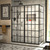 DreamLine Unidoor Toulon 34 in. D x 58 in. W x 72 in. H Frameless Hinged Shower Enclosure in Satin Black DreamLine Unidoor Toulon 34 in. D x 58 in. W x 72 in. H Frameless Hinged Shower Enclosure in Satin Black