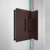 DreamLine Unidoor-LS 24 in. W x 72 in. H Frameless Hinged Shower Door in Oil Rubbed Bronze