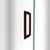 DreamLine Unidoor-LS 36-37 in. W x 72 in. H Frameless Hinged Shower Door in Oil Rubbed Bronze DreamLine Unidoor-LS 36-37 in. W x 72 in. H Frameless Hinged Shower Door in Oil Rubbed Bronze