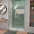 DreamLine Unidoor-LS 48-49 in. W x 72 in. H Frameless Hinged Shower Door in Brushed Nickel