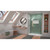 DreamLine Unidoor-LS 55-56 in. W x 72 in. H Frameless Hinged Shower Door in Brushed Nickel