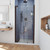 DreamLine Elegance Plus 39 3/4 - 40 1/2 in. W x 72 in. H Frameless Pivot Shower Door in Oil Rubbed Bronze