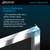 DreamLine Cornerview 42 in. D x 42 in. W x 74 3/4 in. H Framed Sliding Shower Enclosure in Chrome with White Acrylic Base Kit