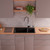 ALFI Black 34" x 20" Double Bowl Drop In Granite Composite Kitchen Sink - AB3319DI-BLA