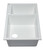 ALFI White 34" x 20" Double Bowl Drop In Granite Composite Kitchen Sink - AB3319DI-W