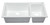 ALFI White 34" x 20" Double Bowl Drop In Granite Composite Kitchen Sink - AB3319DI-W