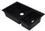 ALFI Black 34" x 19" Double Bowl Undermount Granite Composite Kitchen Sink - AB3319UM-BLA